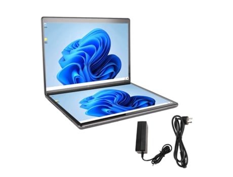 Laptop 2 em 1 de 13,5 polegadas (tela sensível ao toque dupla, dobrável em 180 graus)