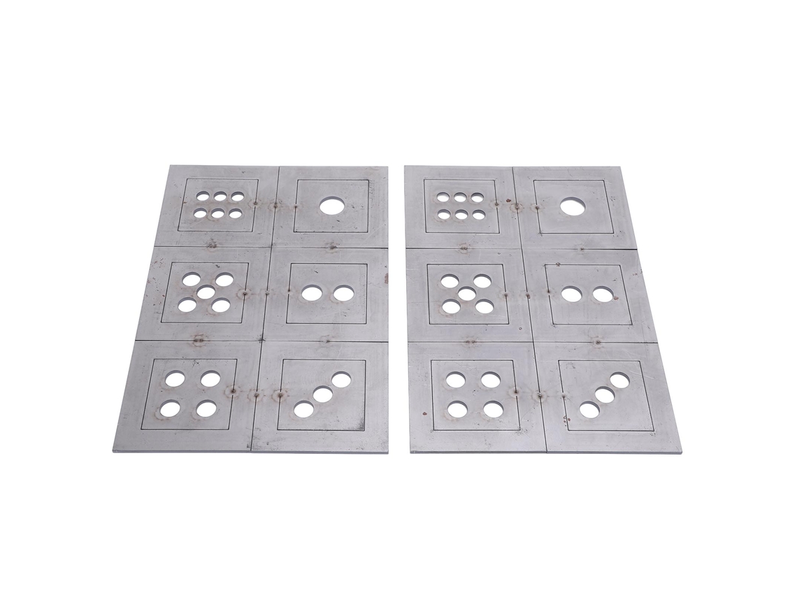 Kit Treinamento Soldagem Chapas Aço Hexagonais 2 Peças