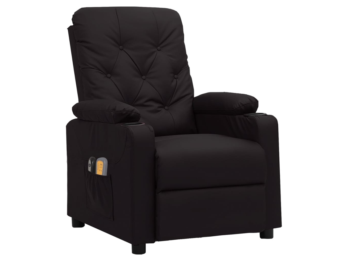 Electric Massage Chair, Electric Massage Chairs Vidaxl Preto Couro Artificial