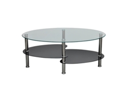 Coffee Table, Coffee Table Vidaxl Preto Vidro (n/a)