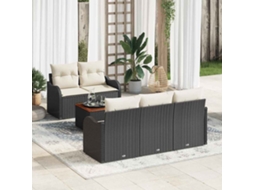 Vidaxl Conjunto De Sofá De Jardim 6 Unid. 5-número De Lugares