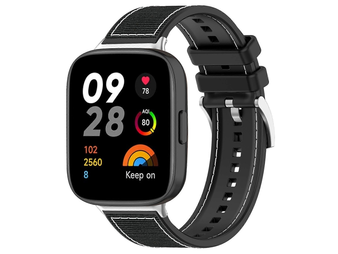 Pulseira De Relógio Híbrida De Nylon Trançado E Silicone Xdfind