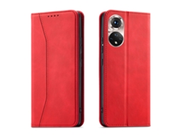 Capa De Couro Para Celular Honor, Compatível Com A Nova Capa Flip Da Huawei.vermelho - Mate 50