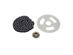 Kit de Piñón Delantero T8F 13D, Corrente de 116 Elos, Piñón Traseiro T8F 44D, 3 Orificios para ATV e Moto S/MARCA