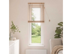 Vidaxl Cortina Veneziana Aparência De Carvalho 65 X 160 Cm 35 Mm