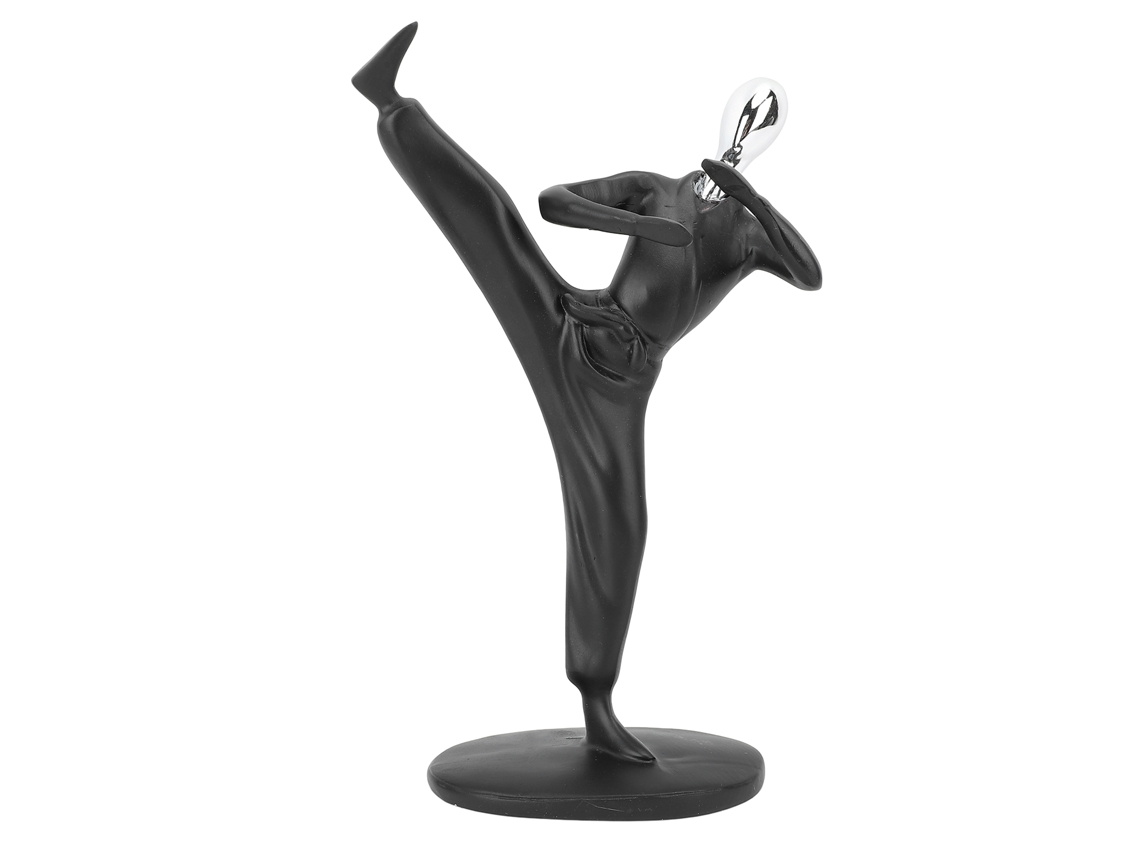 Figura de músico em resina decorativa S/MARCA