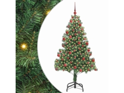 Árvore De Natal Artificial Com Led Vidaxl Verde Pvc (180 Cm)