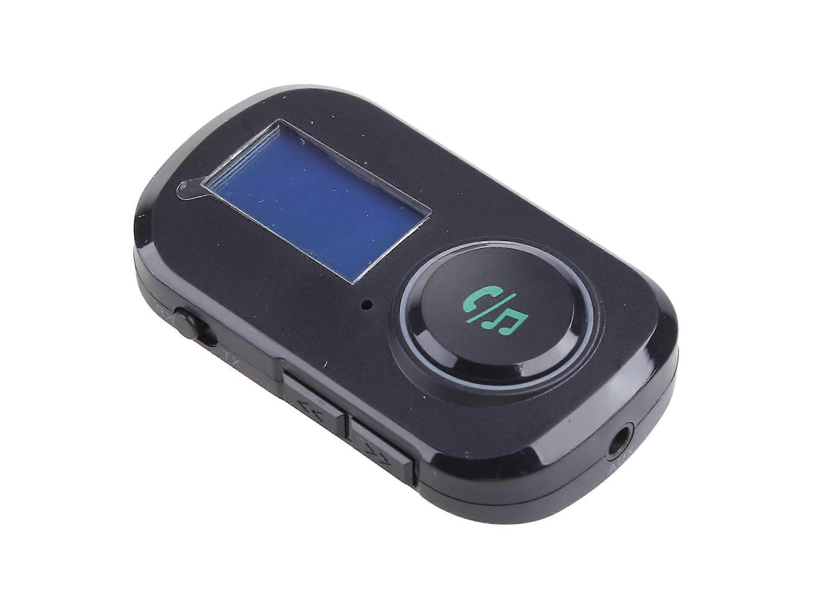 Kit Automotivo 2 Em 1 Com Receptor E Transmissor Bluetooth 5.0 E Display Digital.