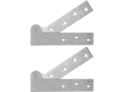 Dobradiça De Topo Para Armário, Porta Dobrável, 2 Peças, Aço