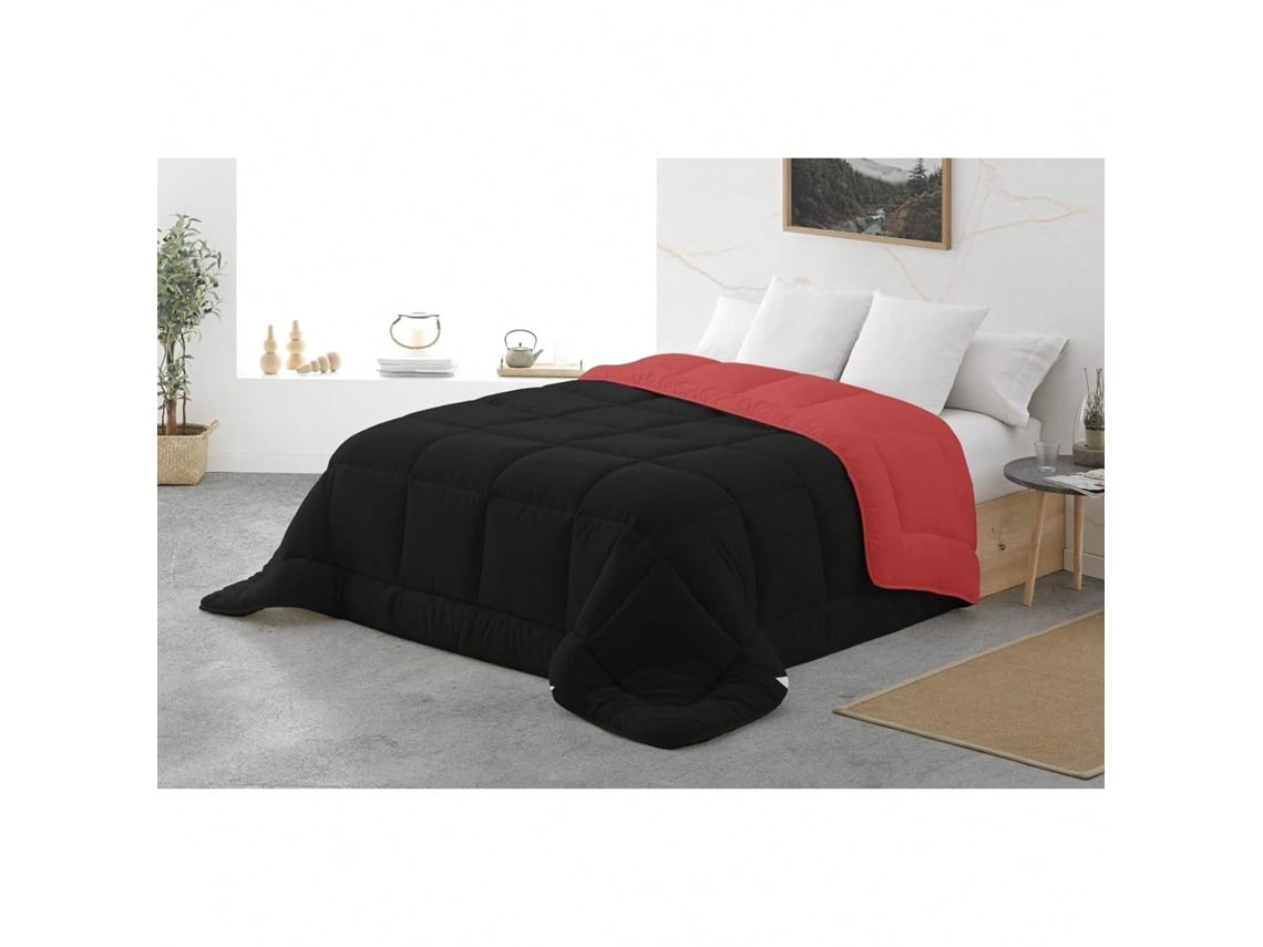Edredom Acolchoado Bicolor Confortável para Quarto 90 a 150 Cm