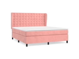 Box Spring Bed, Box Spring Beds Vidaxl Cor-de-rosa Veludo (180 X 200 Cm)