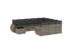 Garden Sofa Set, Garden Sofa Sets Vidaxl Cinzeto Rattan / Vime (n/a)
