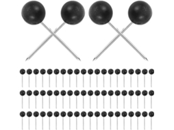 Kichouse 600-tachinhas Redondas De Plástico Para Quadros Cortiça E Madeira, Elegantes E Multiuso, Ideais Para Escola E