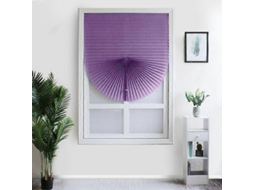 Persiana Plissada Autoadesiva 90x180cm Roxa | S/MARCA