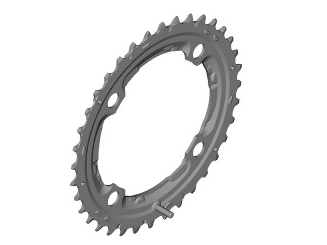 Anel de Corrente Alivio M4050 Preto 36Tshimano