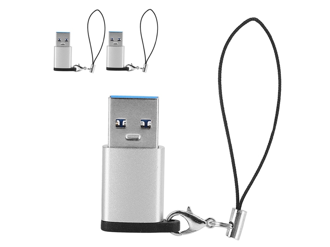 Adaptador (usb-c Fêmea Para Usb Macho, Compatível Com Usb 3.0 E Usb-c 3.1)