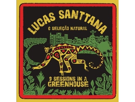 Lucas Santtana e Seleção Natural 3 Sessions In a Greenhouse Vinil Azul Transparente