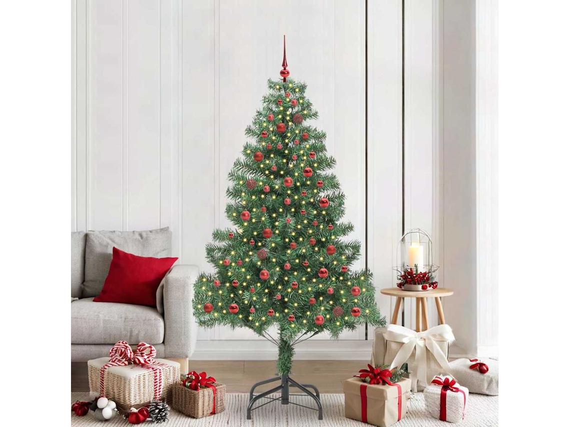 Vidaxl Árvore De Natal Verde 210 Cm Pvc