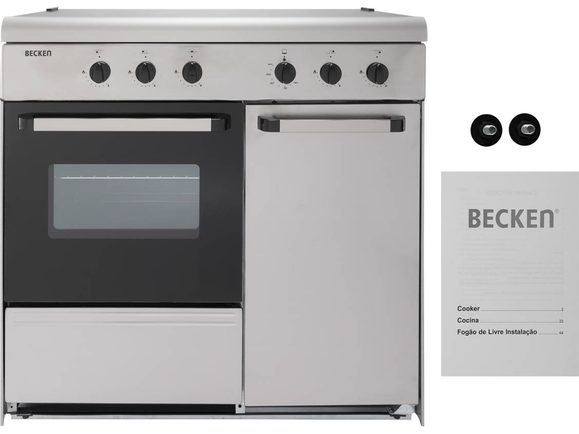 Fogão BECKEN S 9055 IX A (55 L - Gás Butano-Propano - Inox)