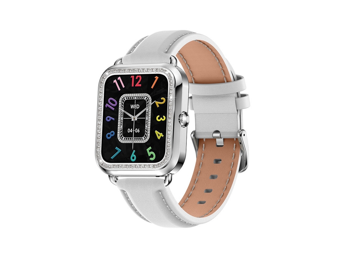 Smartwatch 1 59 Polegadas 25 Horas de Longa Duração Da Bateria Ip67 À Prova D'Água Prata YEMAESRE