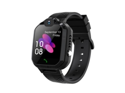 Smartwatch Telefone Infantil Gps Bidirecional Posicionamento 1 44 Polegadas Hd Tela Sensível Ao Toque Monitor Anti-Perda Preto