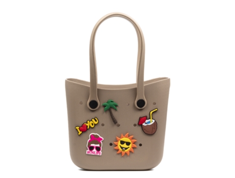 Bolsa Unissexo Libelulla Villapoma Shopper Praia Alças Longas Charms Laranja (28)