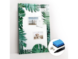 Quadro Magnético Decorativo Moldura De Monstera Para A Sala De Estar Espelharte (40x60 Cm)