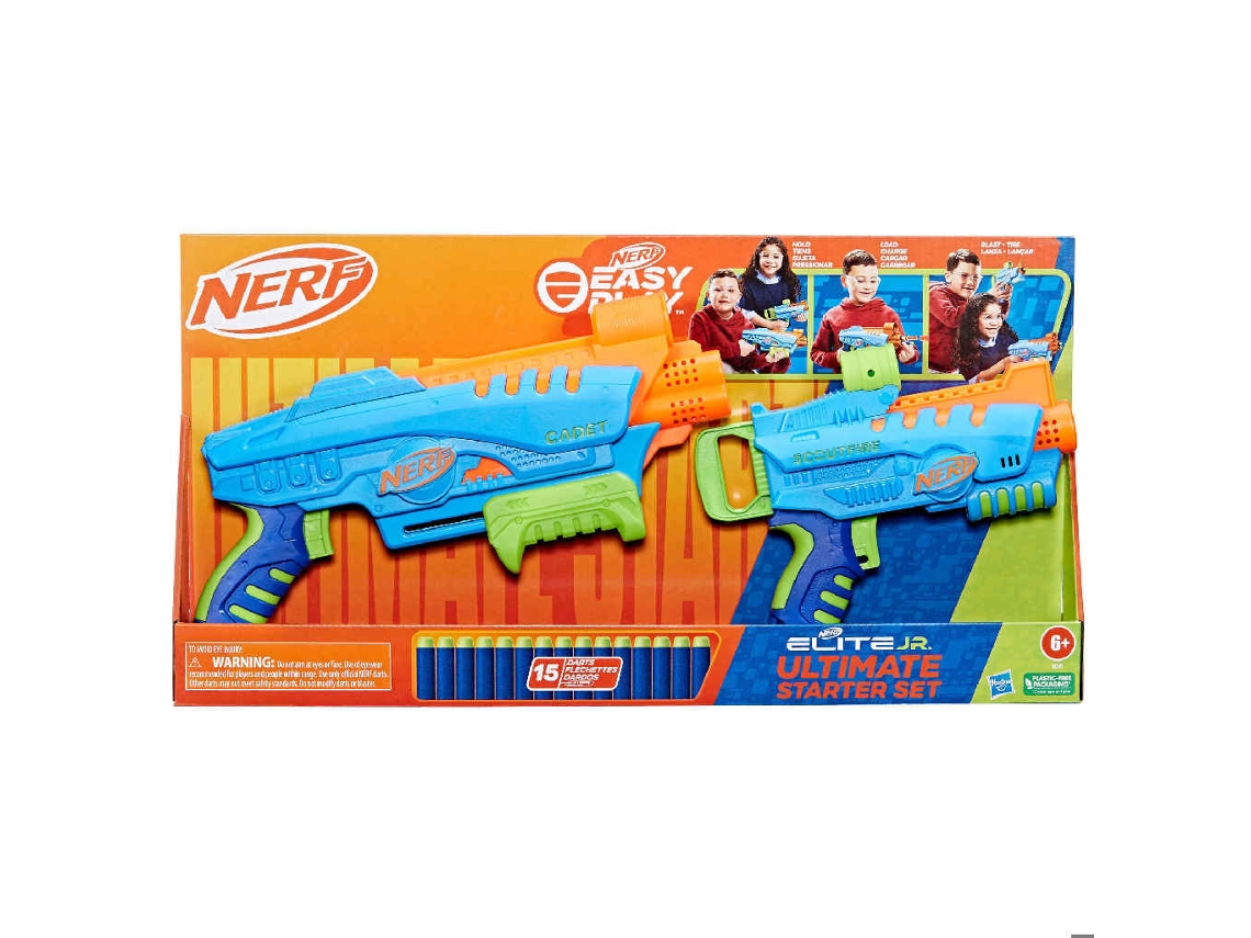 Lançador Elite JR Ultimate Starter Set NERF (Idade Mínima Recomendada: 6 Anos)