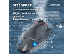 Barco Rc Pretojjrc Fy011 2.4g 35km/h Jato À Prova D'água Auto recuperação Led Refrigeração Brinquedo MDUG