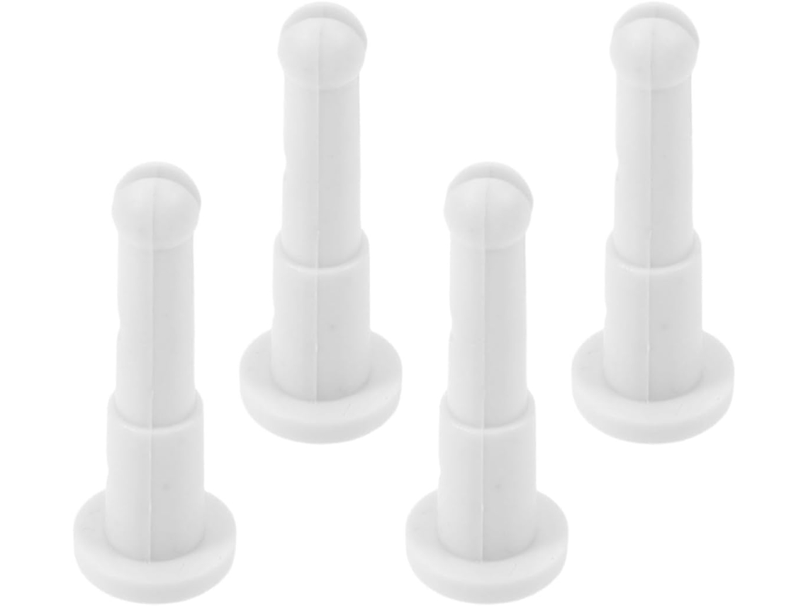 Conjunto Zerodeko com 4 pinos de fixação óptica para Queixo, acessórios de fixação em papel e plástico para equipamentos.