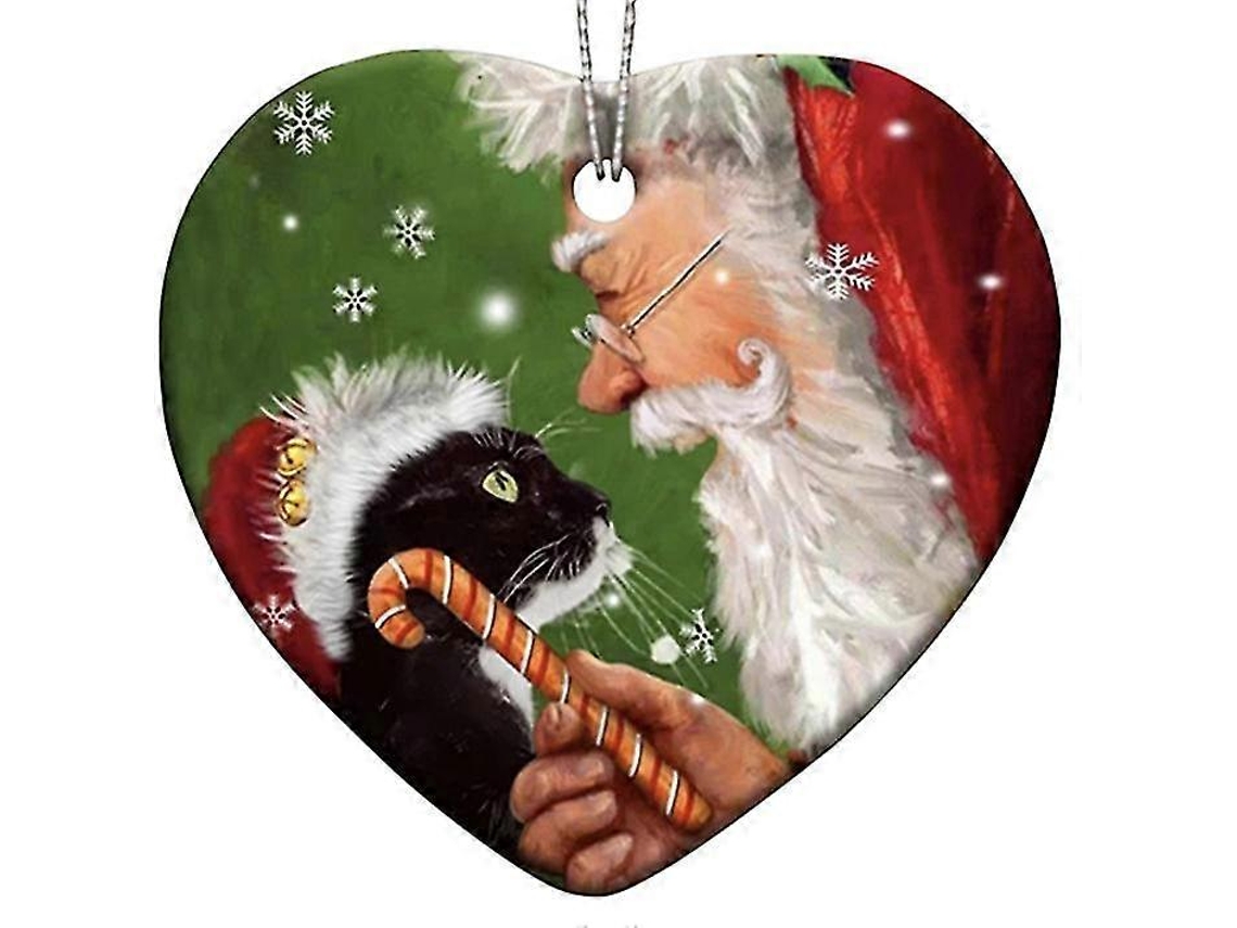 Enfeites De Árvore De Natal, Boneco De Neve E Cachorro Olysi Shop (1 Peça, Vermelho)