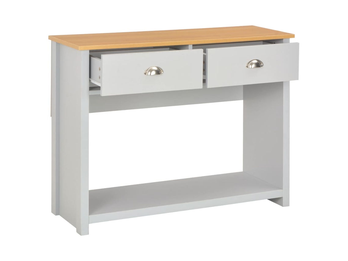 Mesa Consola 97x35x76 Cm Cinzento MAISON EXCLUSIVE