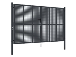 Maison Exclusive - Portão De Jardim Em Aço Antracite 300x175 Cm