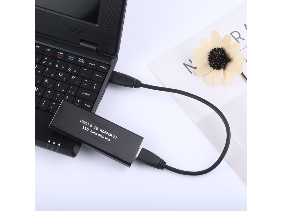 Caixa Externa Usb 3.1 Gen 1 Em Alumínio Para Ssd M.2 Sata Ngff Pc2068