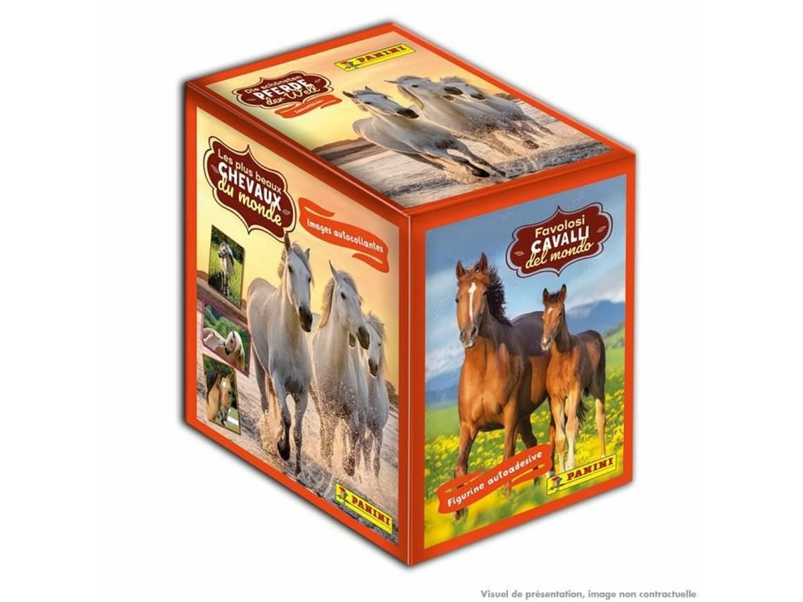 Pack de Cromos PANINI Le Plus Beaux Chevaux Du Monde 36 Sobrescritos