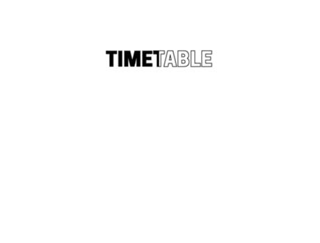 Livro Timetable De John Most E Martin Pletsch (inglês)