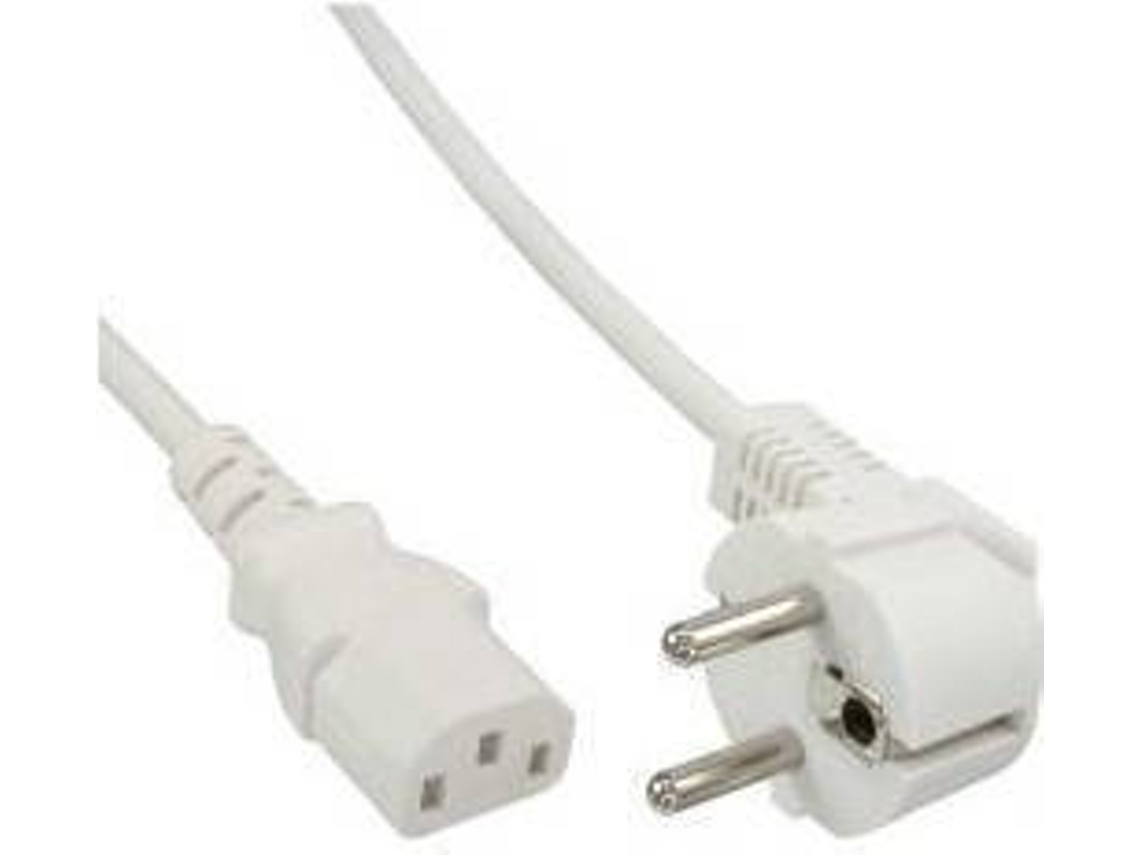 Cabo de Alimentação INLINE (1 m - Branco)