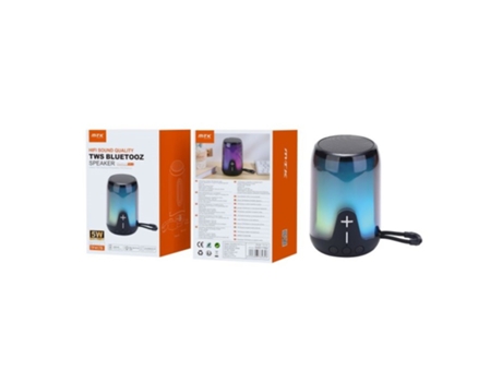 Alto Falante Tws Hifi Com Bluetooth 5.3, Spectrum Light, Suporta Usb/fm/tf , 5w, Bateria Mtk (16g Max)