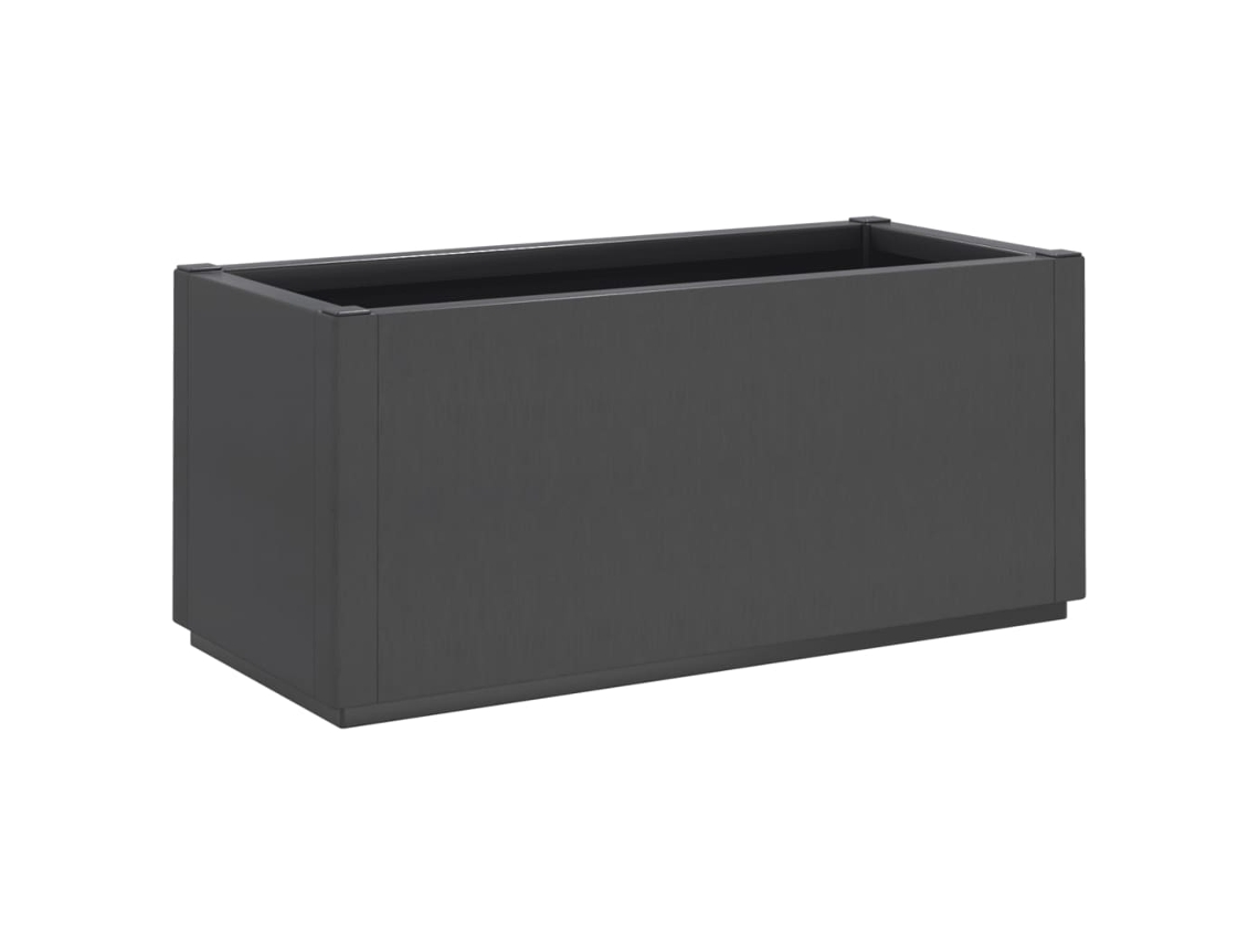 Garden Planter, Garden Planters Vidaxl Cinzeto Polipropileno (80 X 36 X 35 Cm)