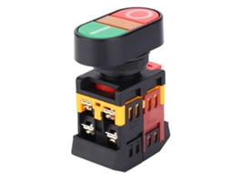 Interruptor de Dois Botões com Led Momentâneo
