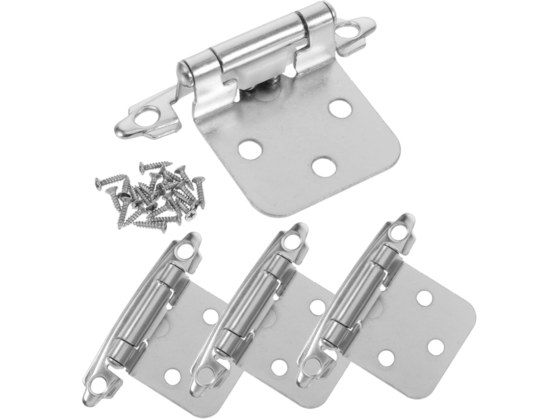 Conjunto De 4 Dobradiças Fechamento Automático Com Mola, 1,2 Mm,