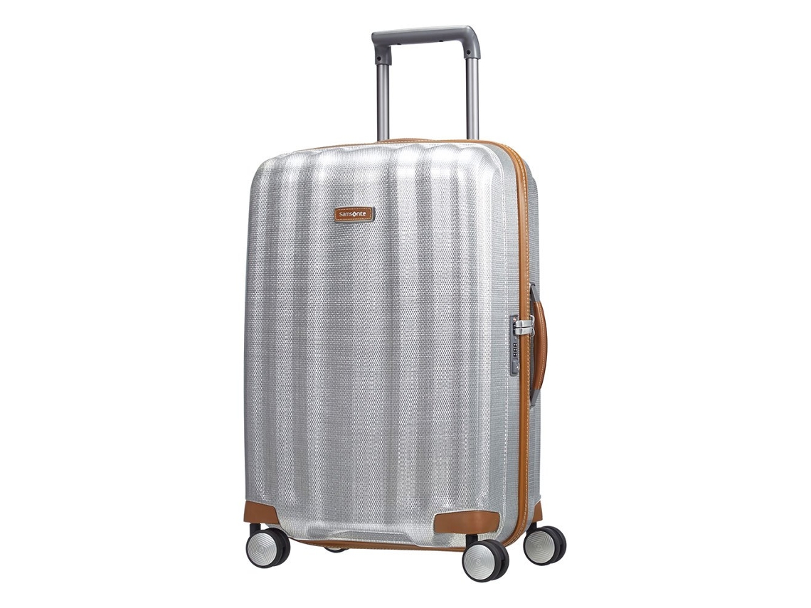 Mala de Viagem SAMSONITE lite-cube dlx spinner Cinzento (68x45x28.5cm)