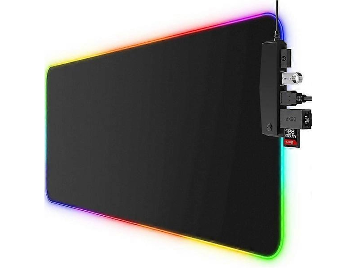 Mousepad Gamer Rgb Xxl Grande Com 4 Portas Usb E 14 Modos De Iluminação Olysi Shop