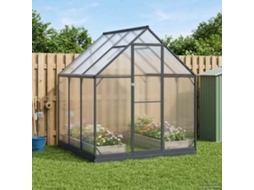 Vidaxl Estufa De Jardim 183,5 X 183,5 X 207 Cm
