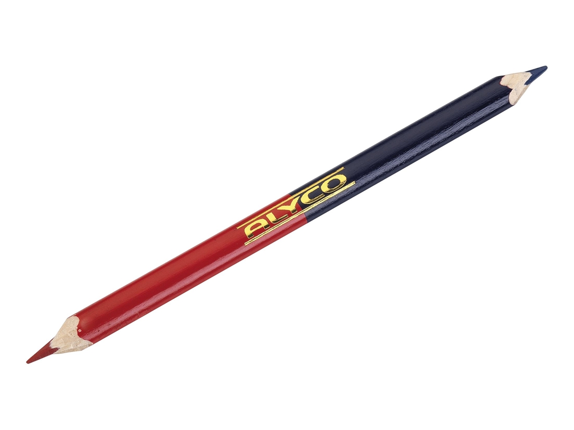 L�pis Profissional Azul e Vermelho de 175 mm ALYCO