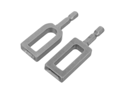 Ferramenta Para Torcer Arame Com Furadeira (2 Peças) Com Haste Hexagonal De 1/4".