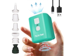 Bomba De Ar Portátil Para Infláveis: Mini Com Bateria 1600mah E Luz Camping - Elétrica Recarregá Vel Sacos Armazenamento A Vácuo, Colchões Infláv