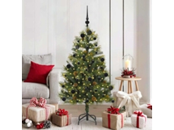 Vidaxl Árvore De Natal Artificial Articulada Com Cones Verde 150 Cm