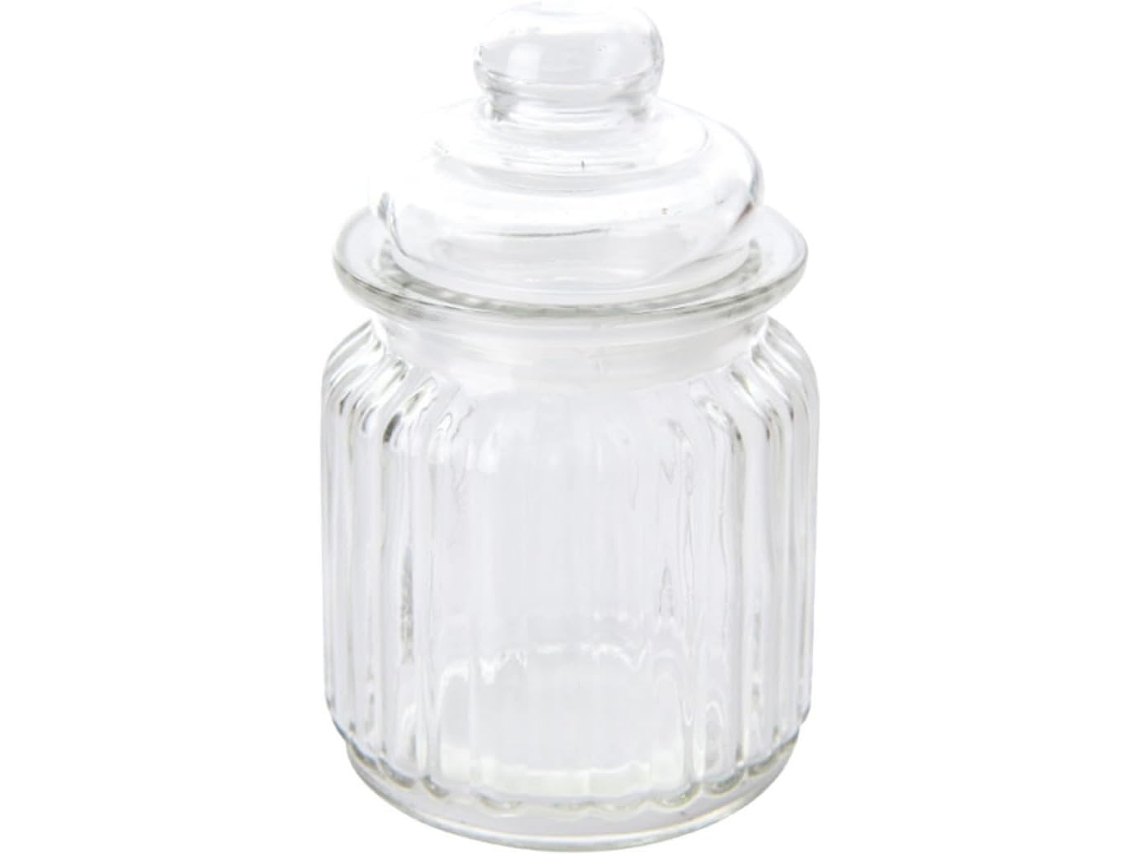 Pote De Vidro Hermético 650ml Para Café E Grãos