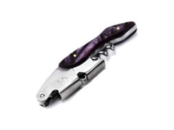 Ferramenta Saca-Rolhas de Vinho Aço Inoxidável Resina Estilo 1 Roxo Tinto Multifuncional Ferr UISAVE